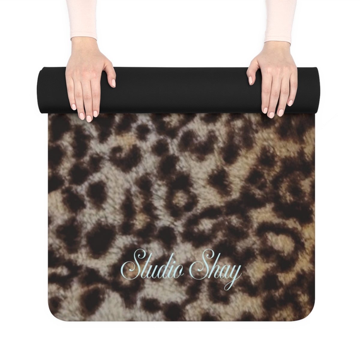 Leopard Lily~ Rubber Yoga Mat