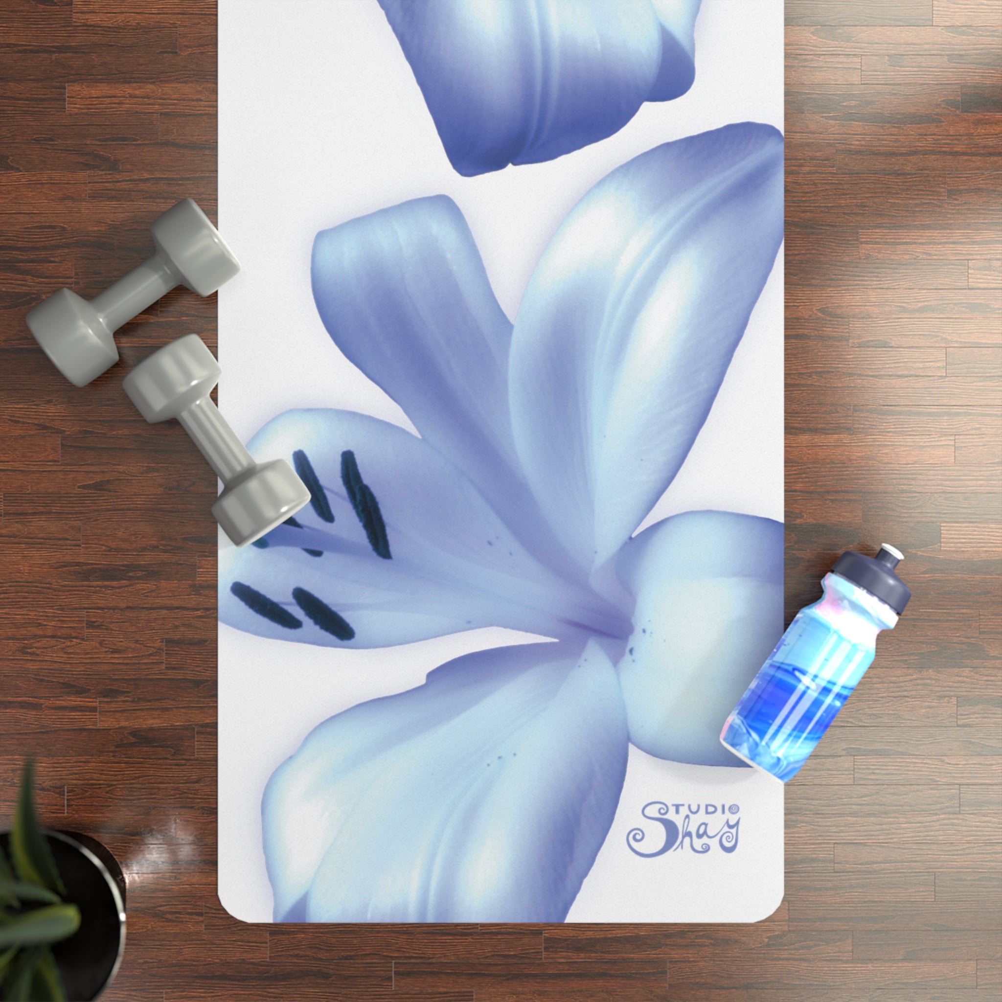 222 Blue Lily Mat