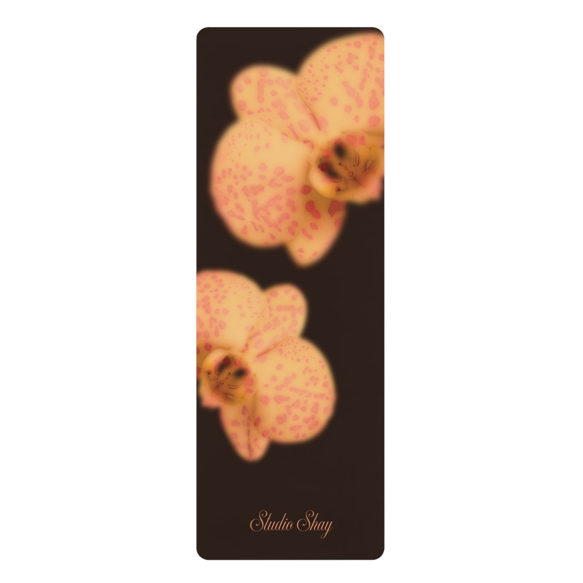 Peach Orchid Glow ~ Rubber Yoga Mat