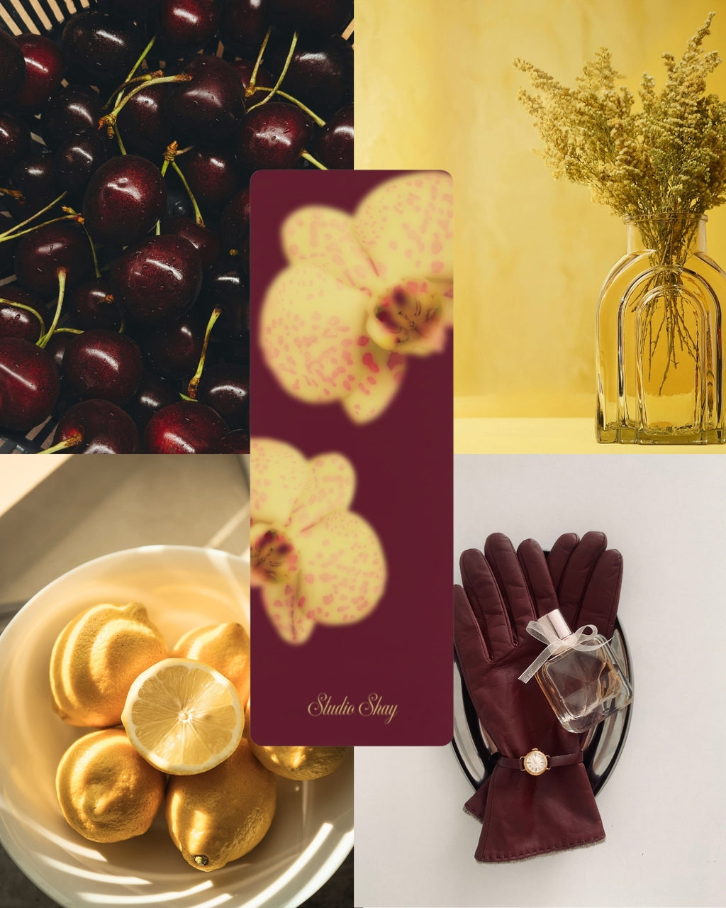 Yellow Orchid Glow - Rubber Yoga Mat