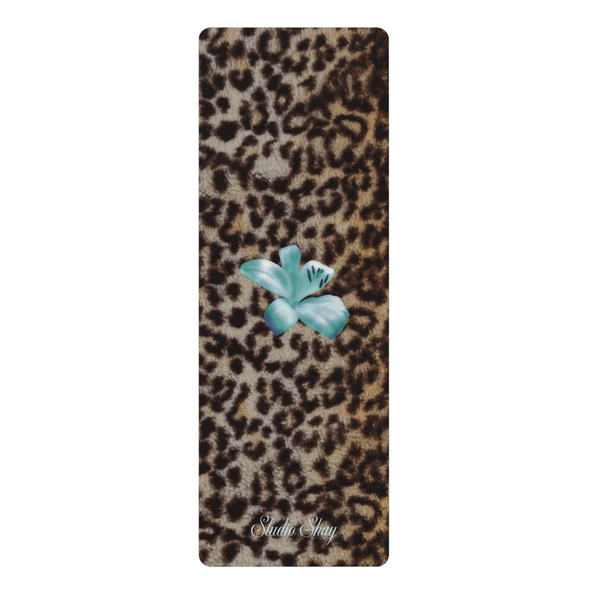 Leopard Lily~ Rubber Yoga Mat