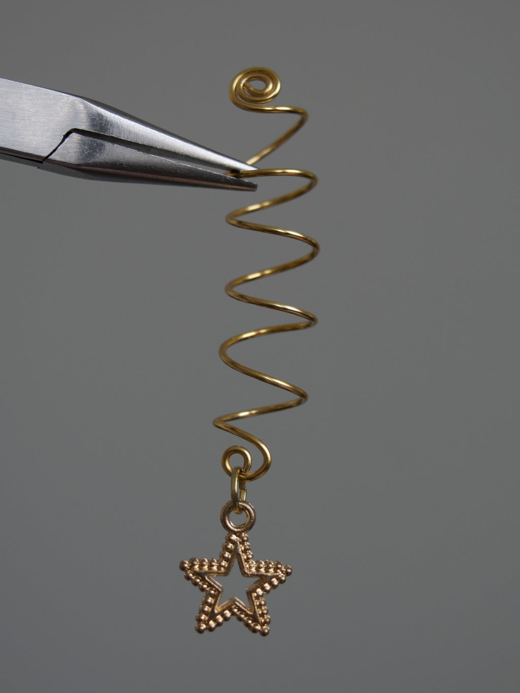 Gold Star Hair Swirl