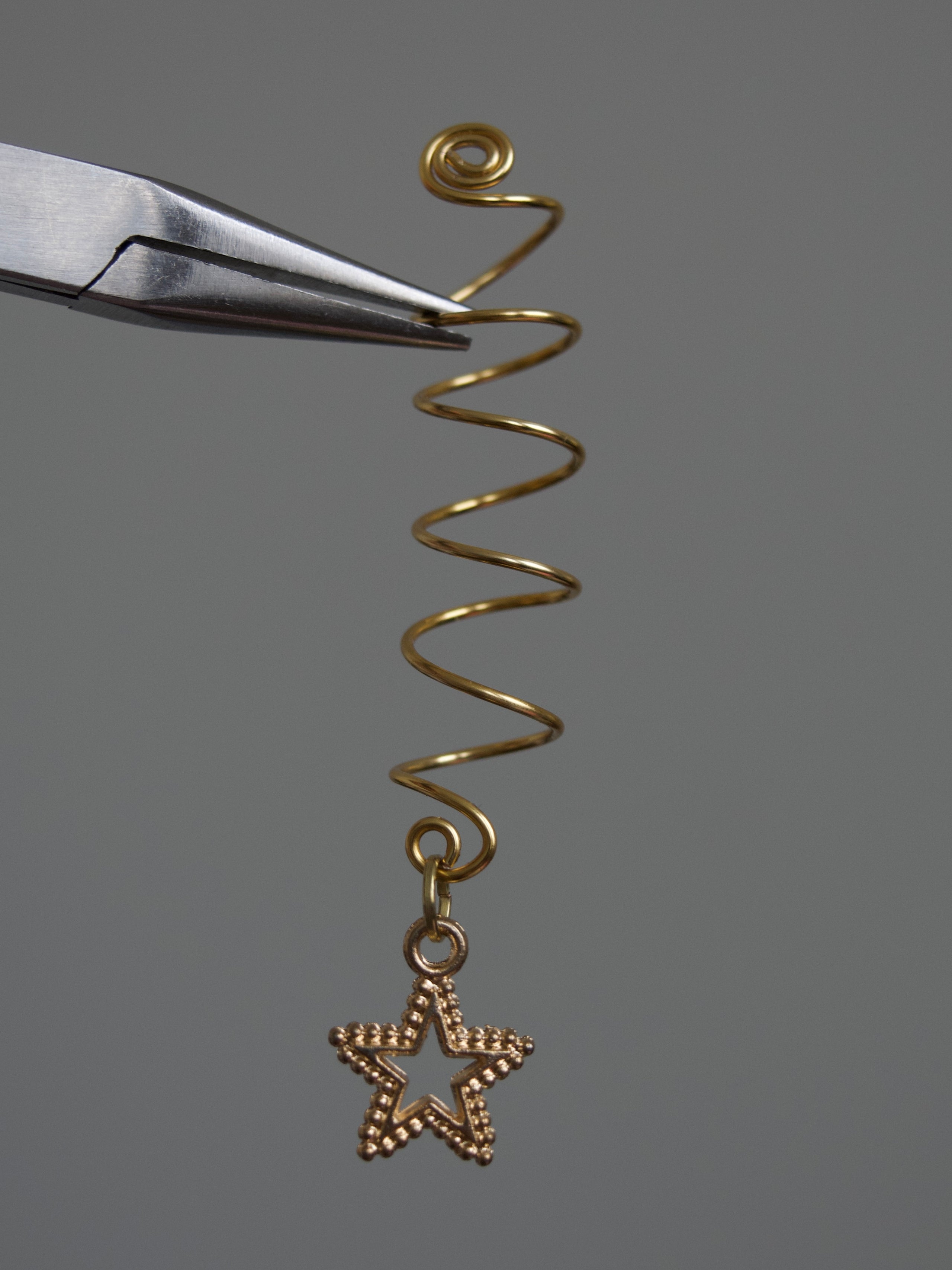 Gold Star Hair Swirl
