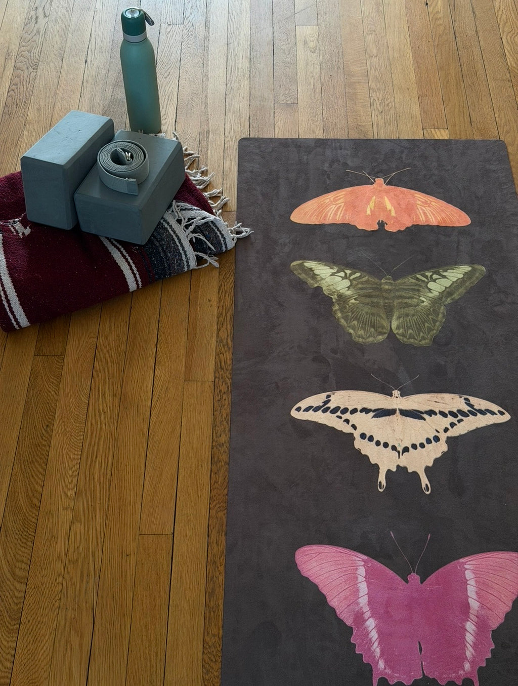 Butterfly Goddess ~ Rubber Yoga Mat