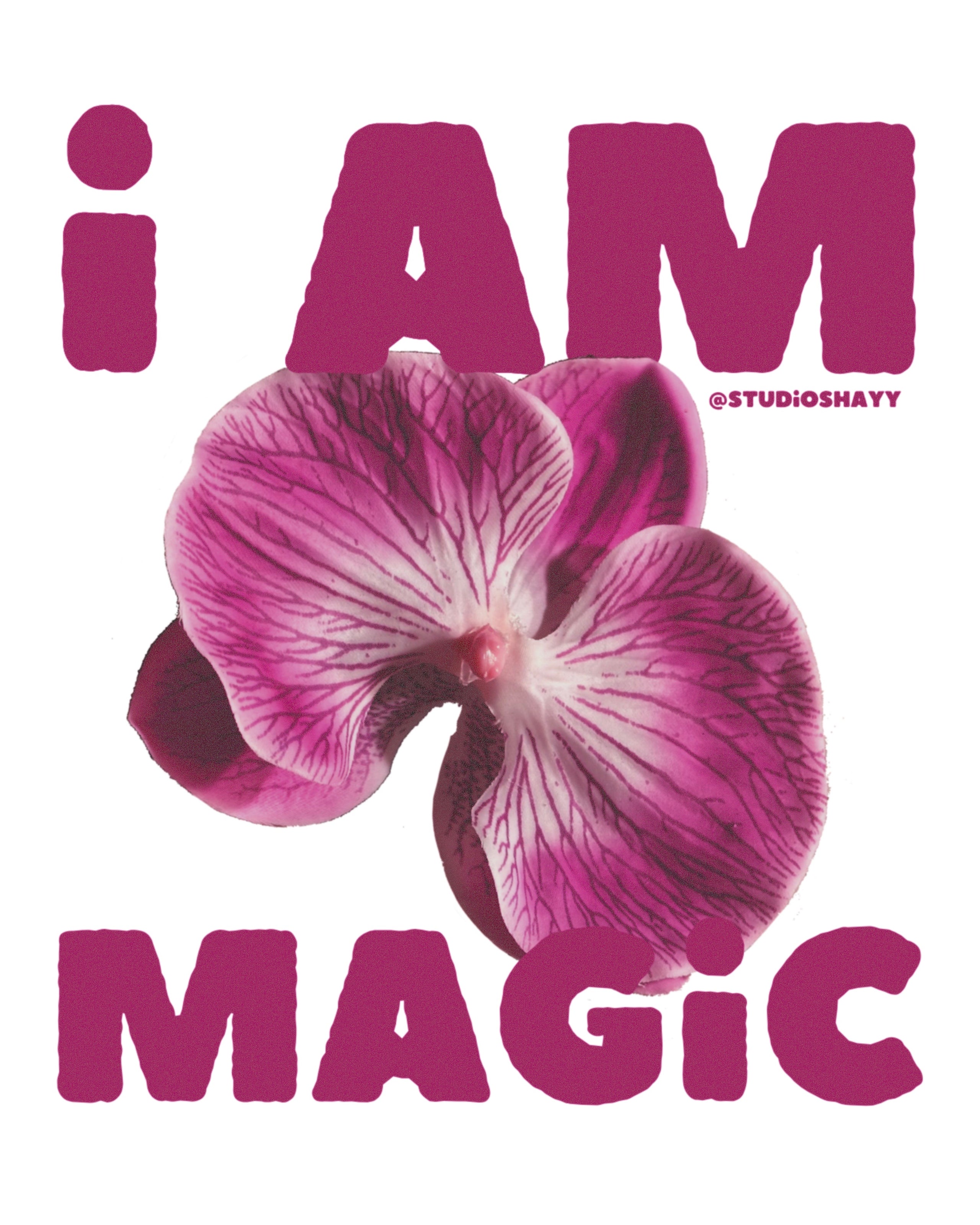 DIGITAL DOWNLOAD: i AM MAGIC Pink Print