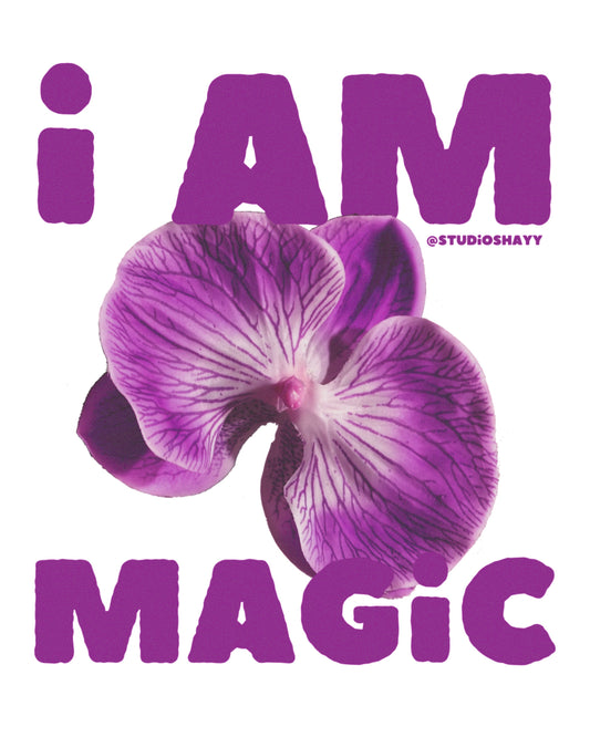 DIGITAL DOWNLOAD: i AM MAGIC Purple Print