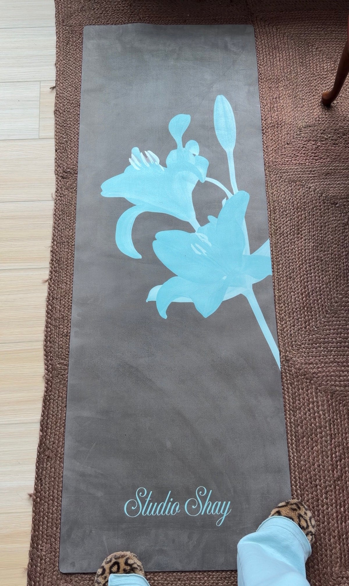 Lillies Grow in my Mind - Rubber Yoga Mat