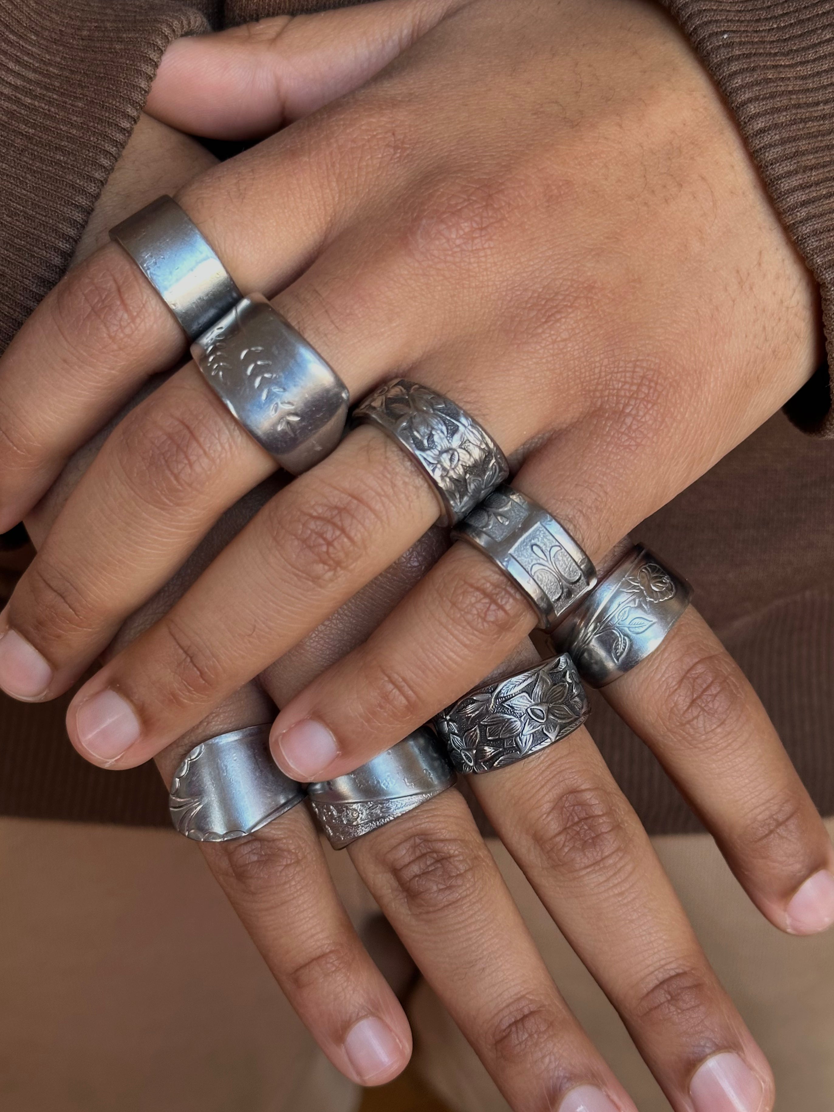 Size 9 ~ 1 of 1 Spoon Ring